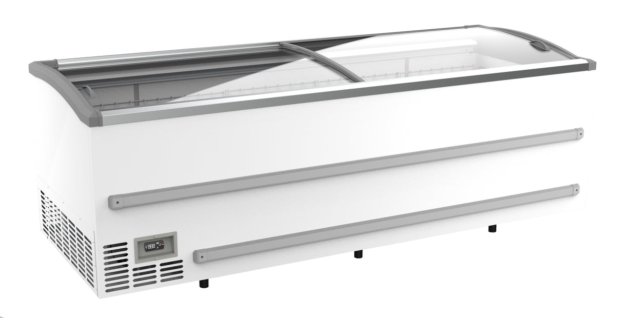 SUPERMARKET CHEST FREEZER WHITE 2500 MANUAL DEFROST
