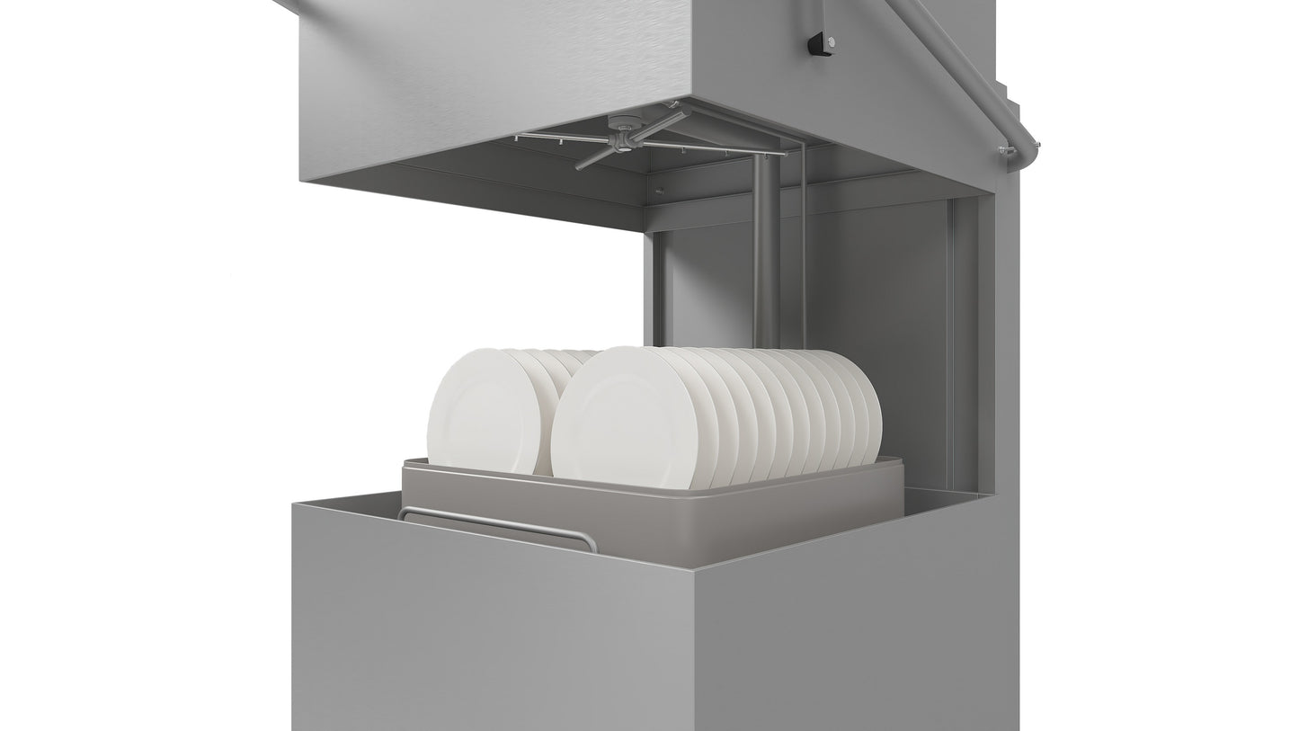 PASS-THROUGH DISHWASHER ENT 400 DDE WITH DETERGENT DISPENSER