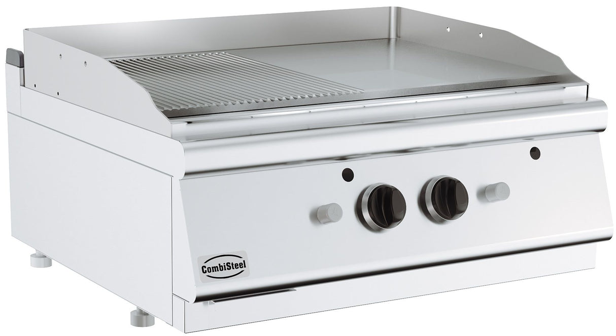 BASE 700 GAS FRY TOP CHROME/GROOVED