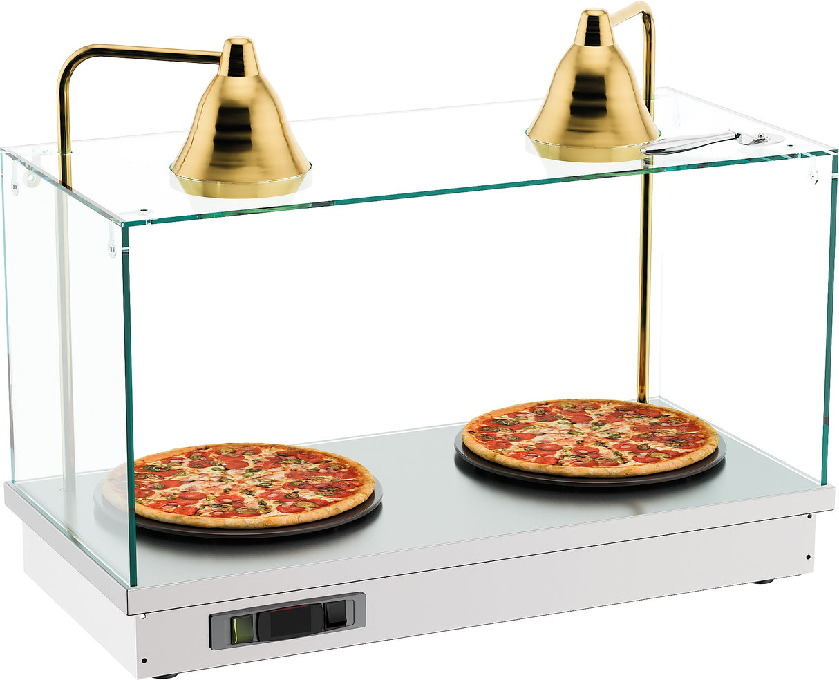 Drop In Heated Glass Unit + 2 Heating Lamps