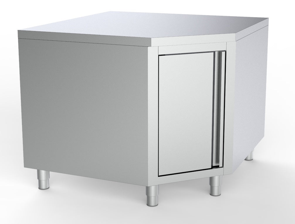 WORKTABLE CORNER WITH DOOR 1000/1000 FOR 700MM TABLES