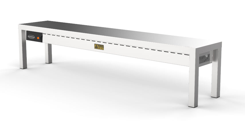 OVERSHELF CERAMIC HEATED 1 LEVEL 1800 5 HEATERS OF 250W