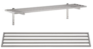 SS TUBE SHELF 1000 INCL. BRACKETS