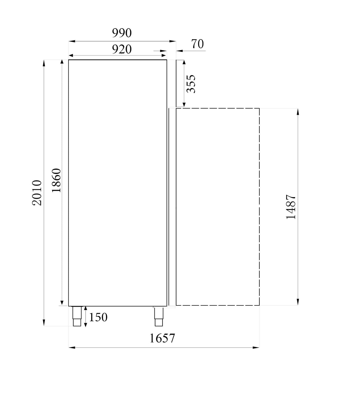FREEZED BAKERY CABINET