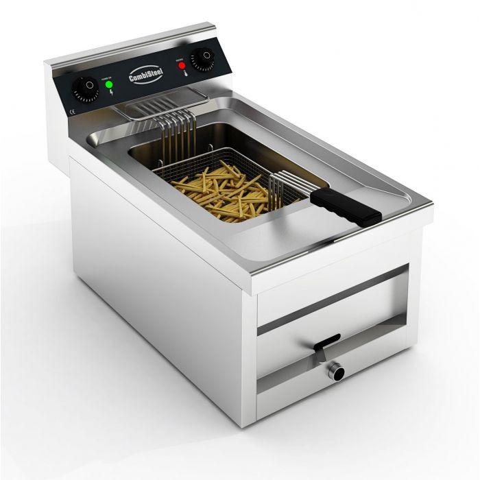 ELECTRIC COUNTER FRYER 1X12L 6KW