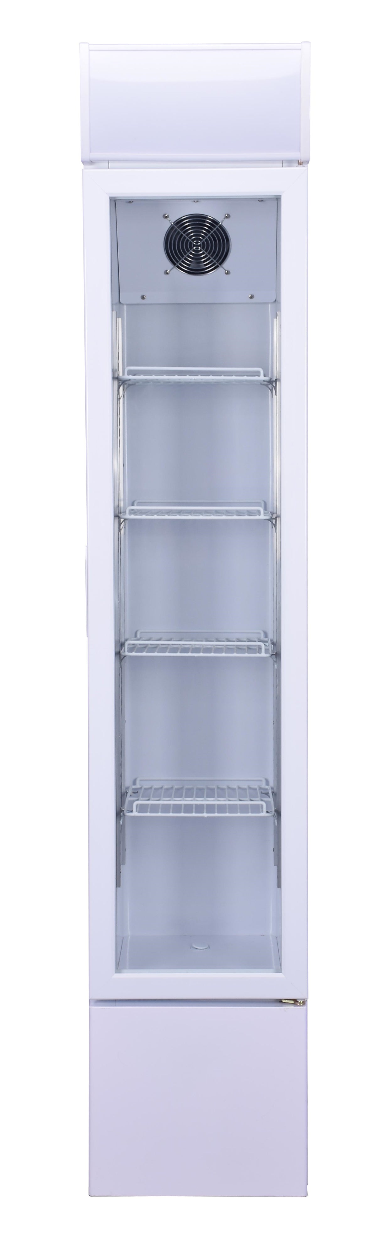 GLASS DOOR REFRIGERATOR NARROW