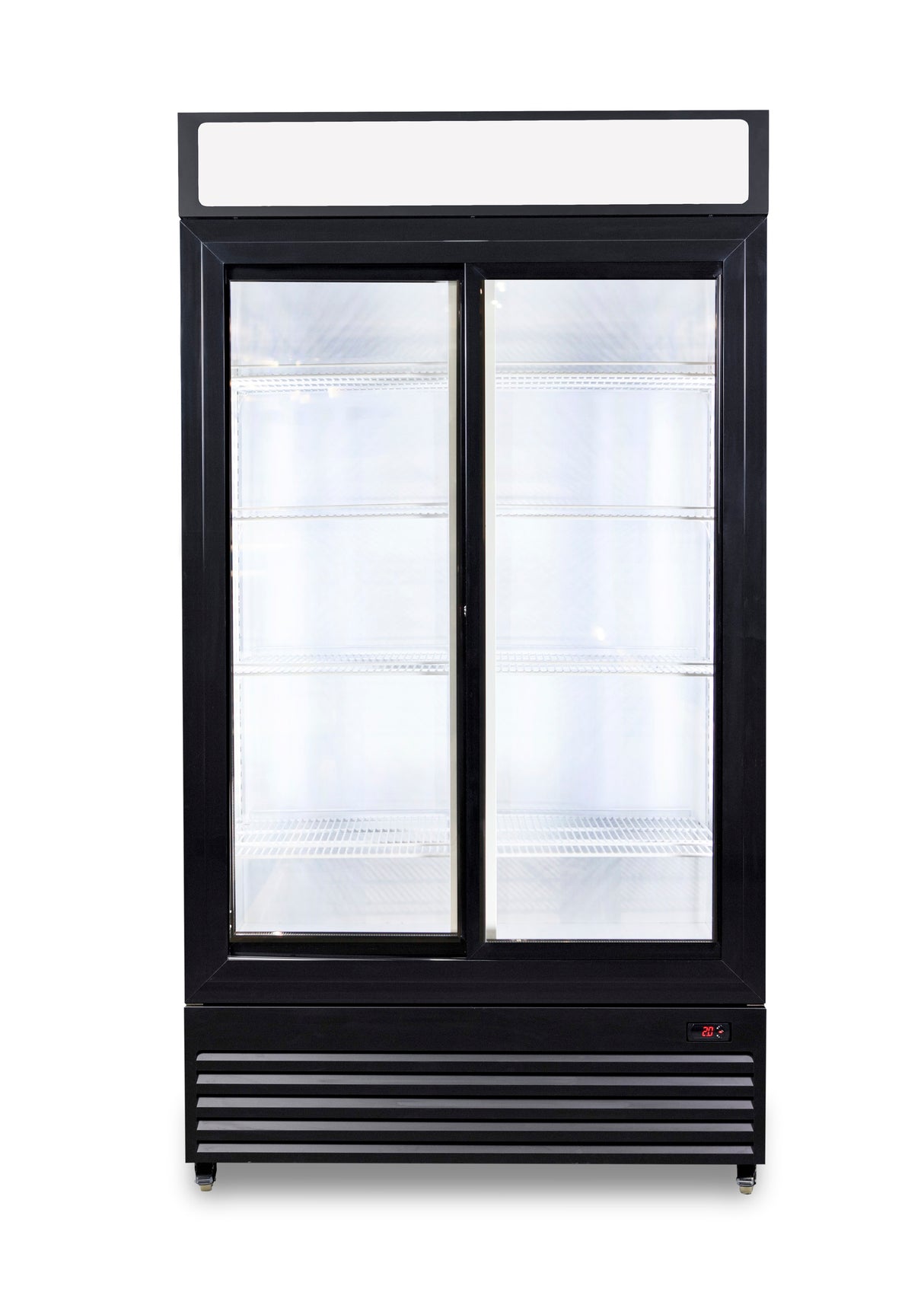REFRIGERATOR WITH SLIDING GLASS DOORS BEZ-750 SL