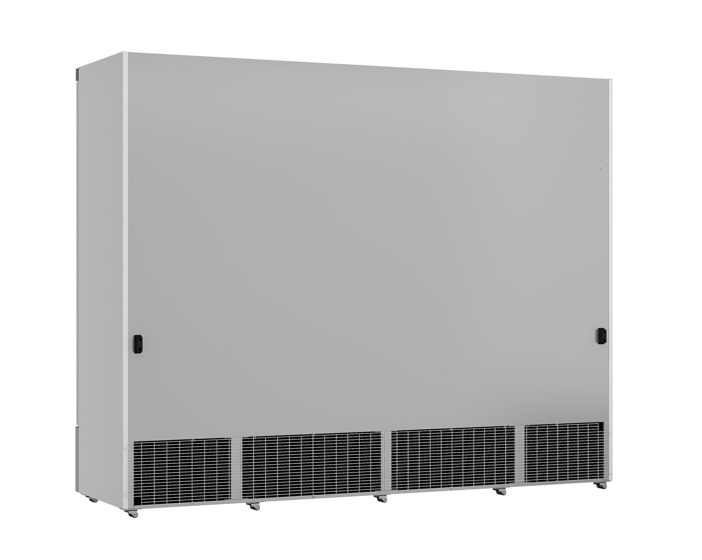 REFRIGERATOR 4 GLASS DOORS White