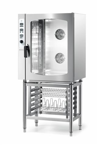 GIORIK CONVECTION OVEN, GAS 895X768X965MM. (LXDXH), CAP. 10X 1/1 GN TEMP. +50/+280°C, 0,9 + 19 KW, 230 VOLT, 160 KG