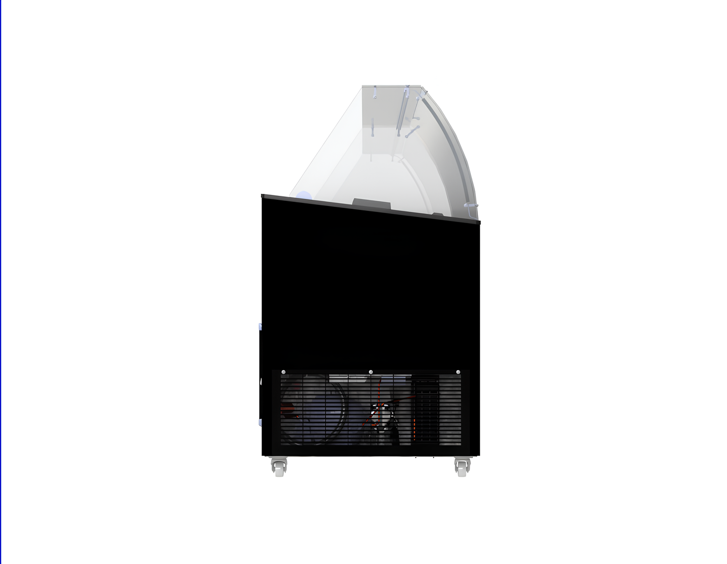 ICE CREAM DISPLAY TENERIFE BLACK 10X5 LTR