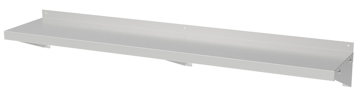 400 SS WALL SHELVES 600 INCL. BRACKETS