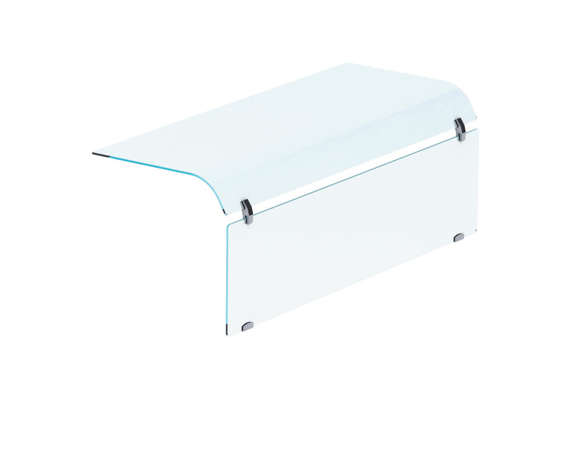 CLOSED CURVED GLASS 1-SIDE 4/1