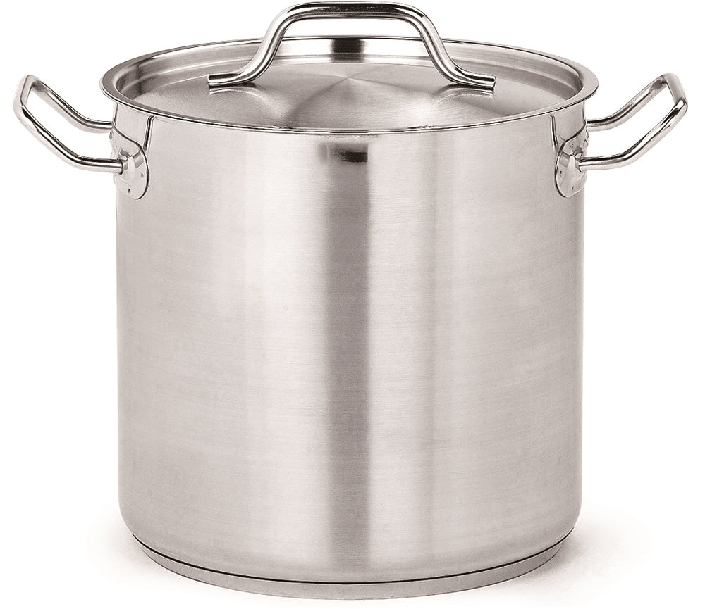 DEEP STOCKPOT HIGH SS + LID ø24 10L