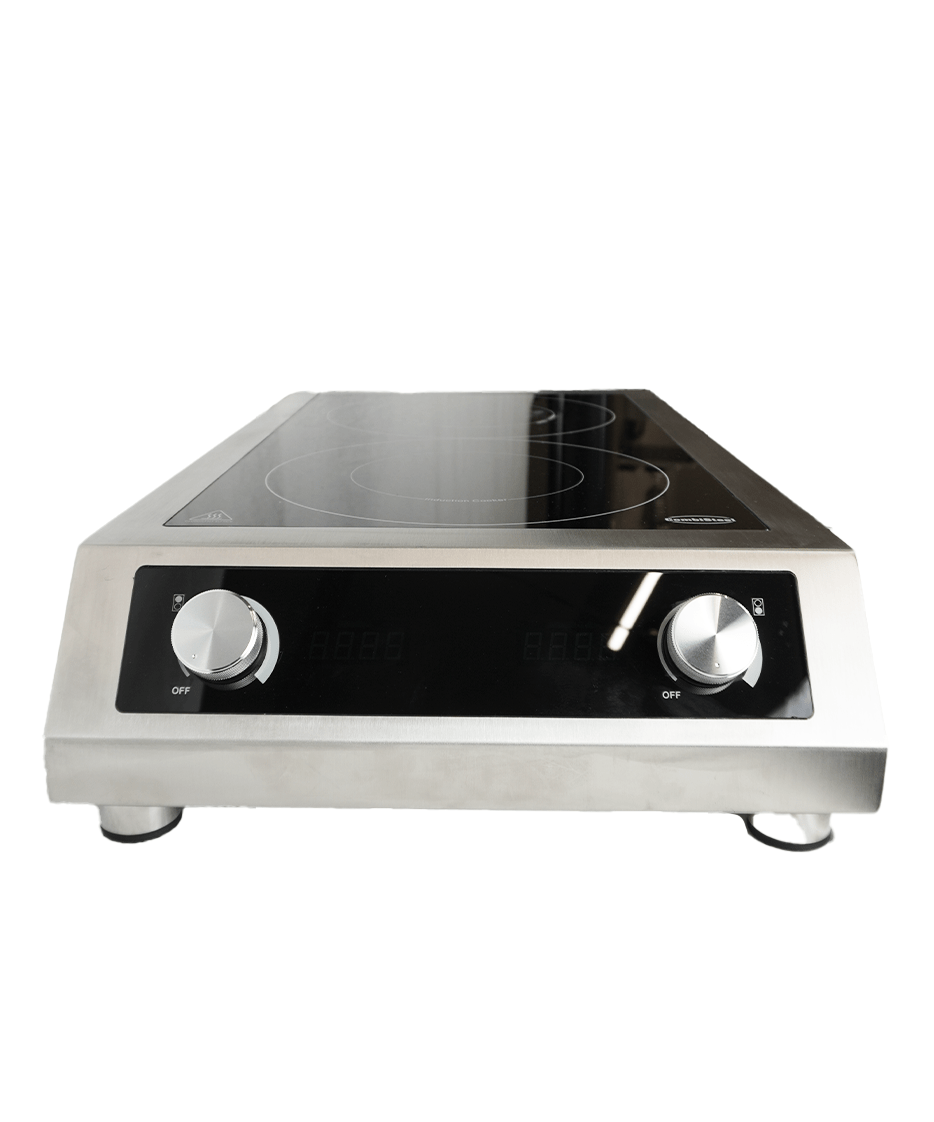 COUNTERTOP INDUCTION COOKING TOP 2 HOBS ONLY SUITABLE FOR INDUCTION PANS