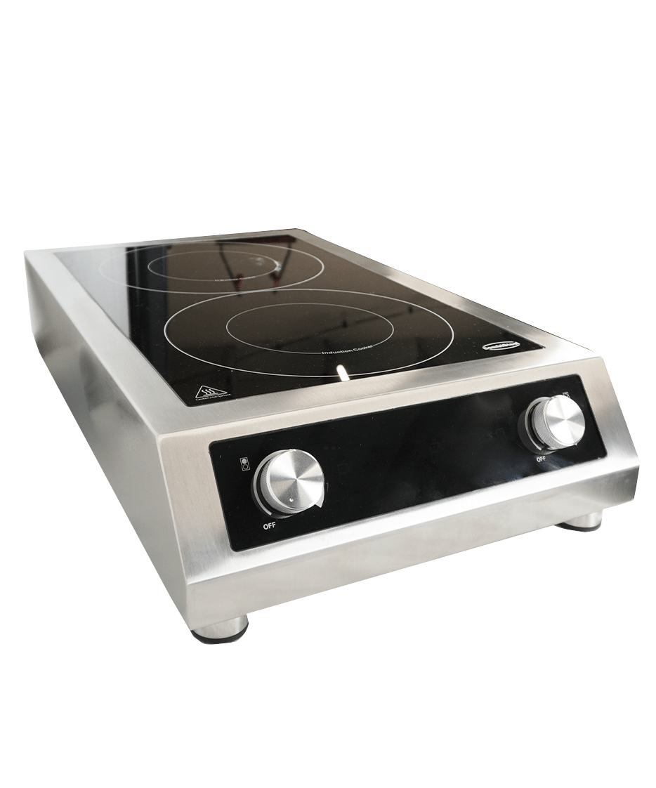 COUNTERTOP INDUCTION COOKING TOP 2 HOBS ONLY SUITABLE FOR INDUCTION PANS