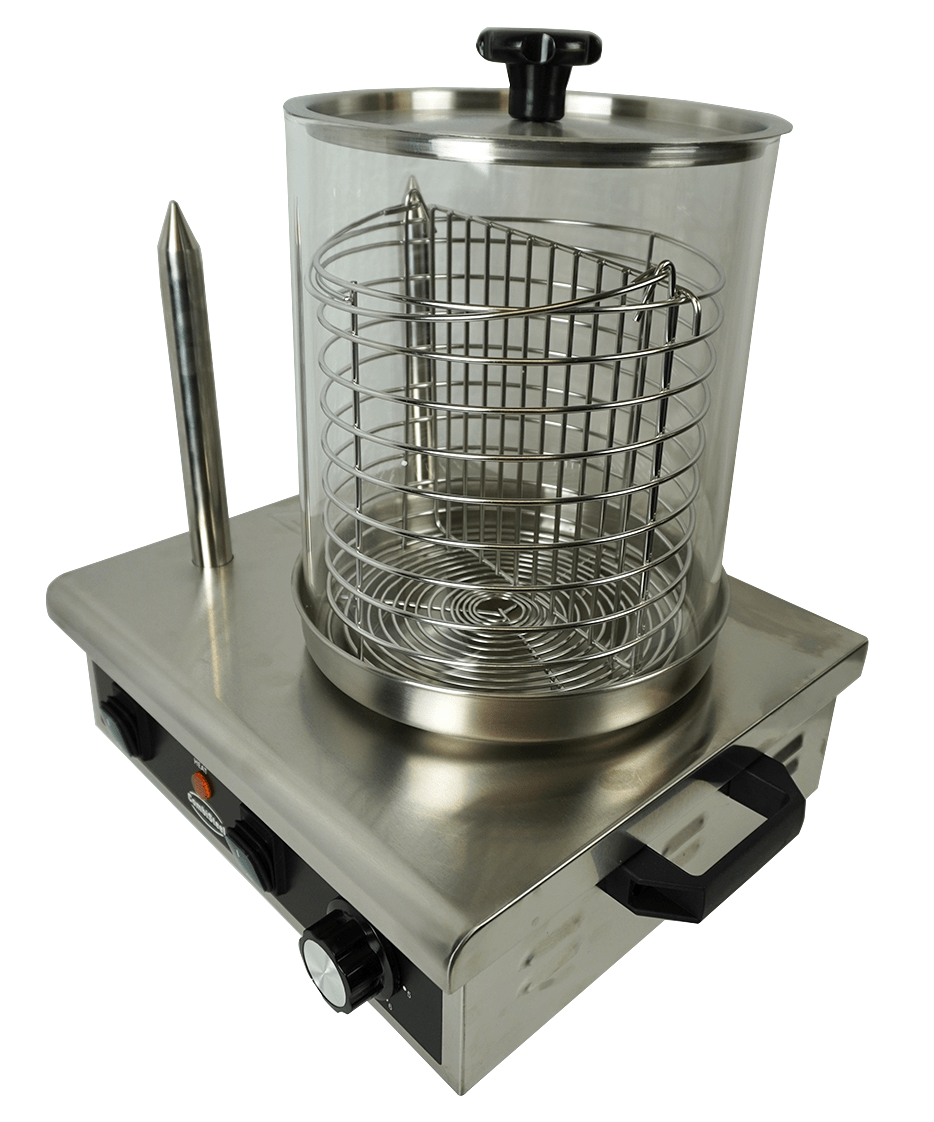 HOT DOG WARMER WITH 2 BREAD HEATING STICKS