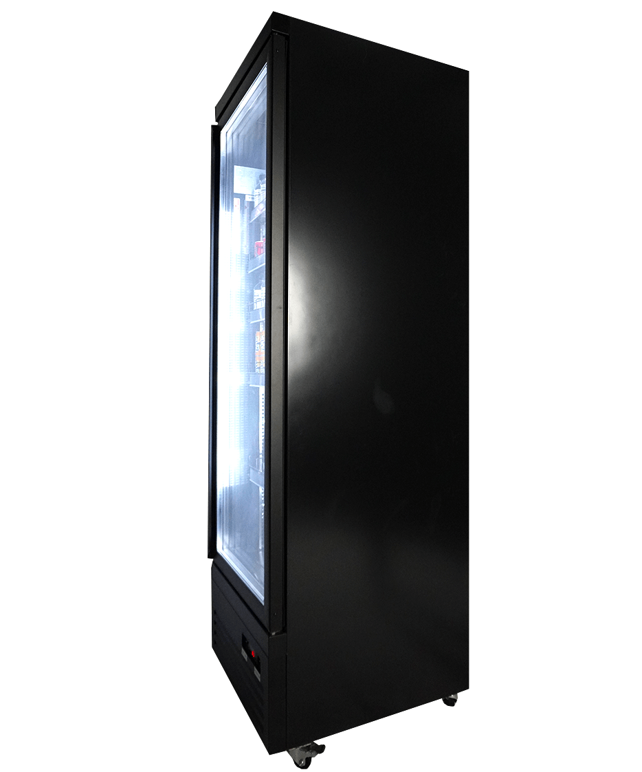 REFRIGERATOR 1 GLASS DOOR BLACK CEB-500R BL
