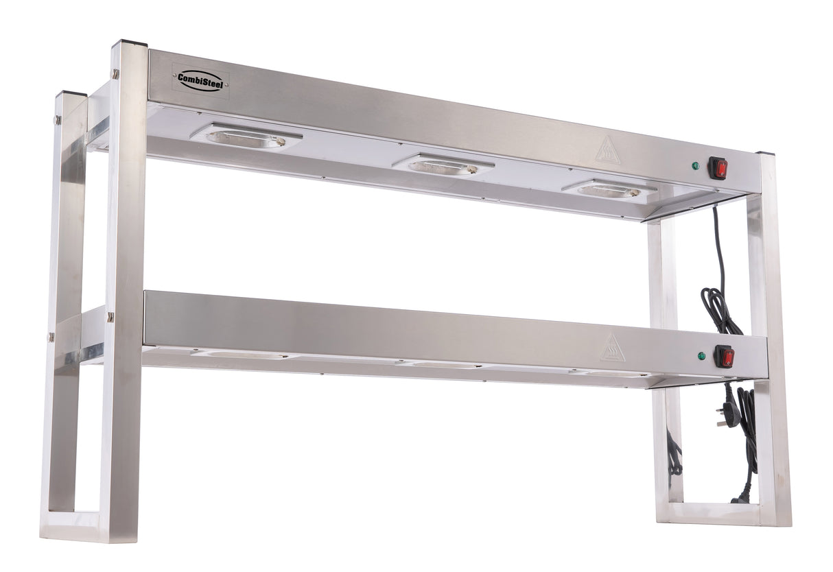 OVERSHELF HALOGEN HEATED 2 LEVELS 1200 FLAT PACKED