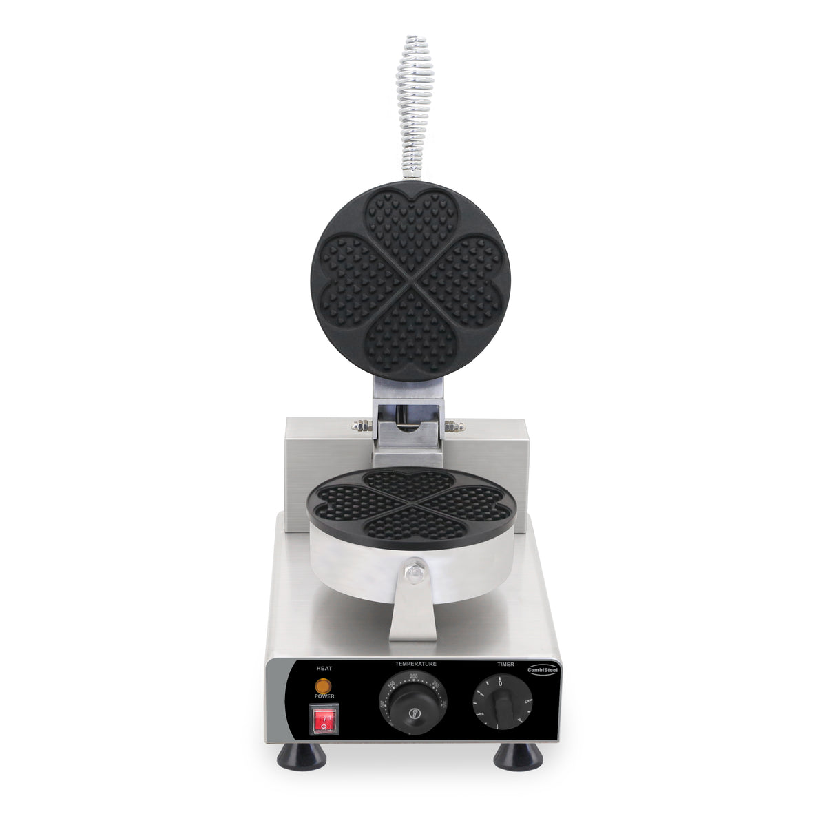 WAFFLE IRON 4PCS HEART SHAPE