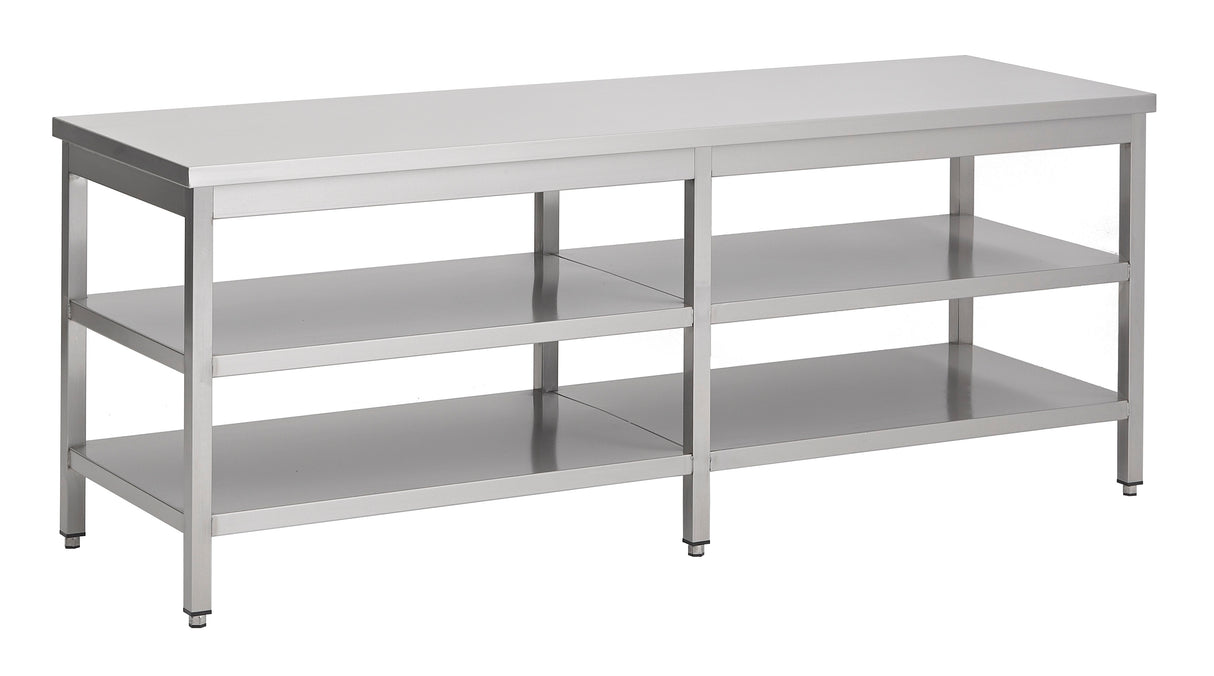 600 WORKTABLE 2 SHELVES 2400