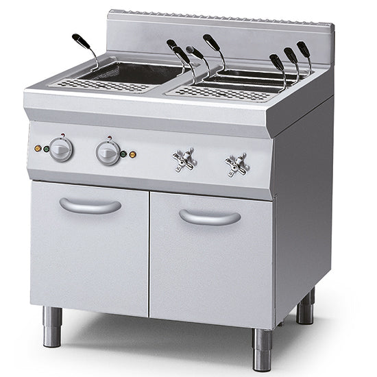 40+ 40 Litre Electric Pasta Cooker, On Cabinet, 2 Door