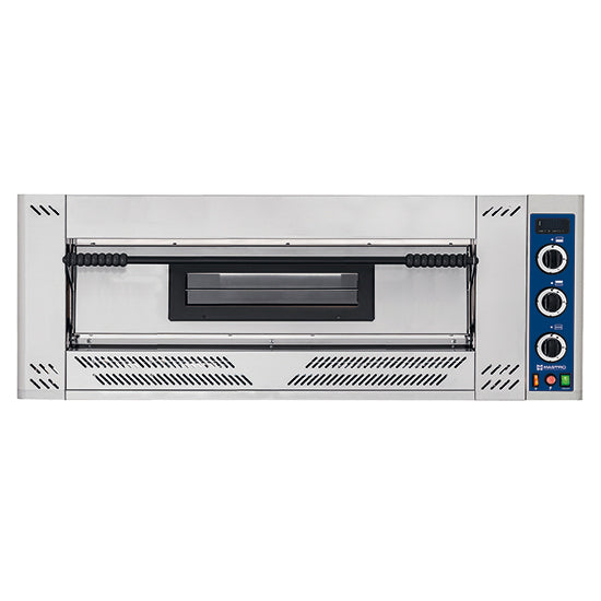 Gas pizza oven for 9 pizzas ø 30 cm, mechanical control