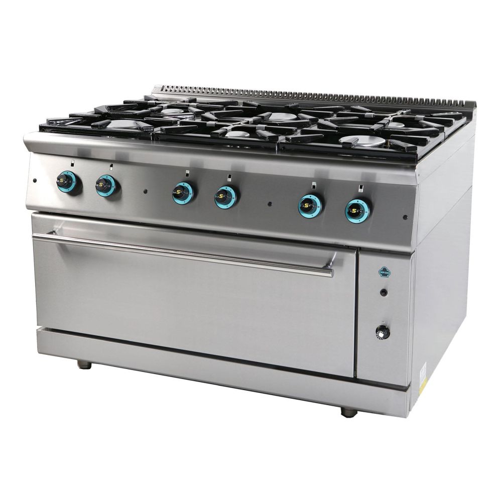 Gas cooker 6 Ranges with oven