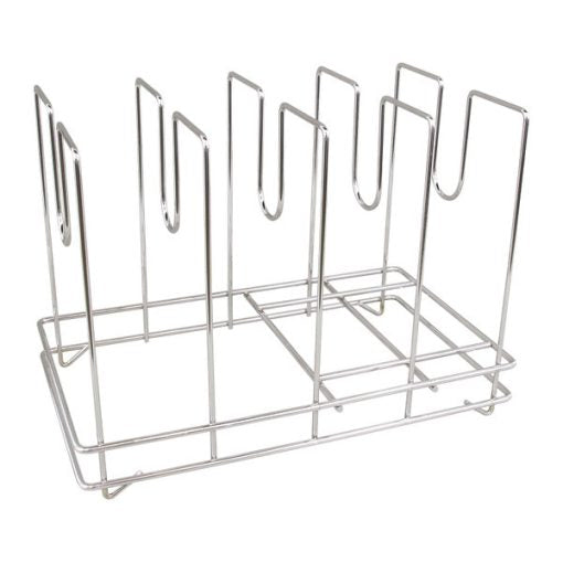Pizza Screen / Disk Storage Rack – Chrome Plated