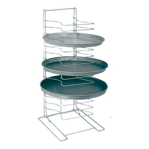 Pizza Pan Stacking Racks – Chrome Plated 11 x 2.5" Gap