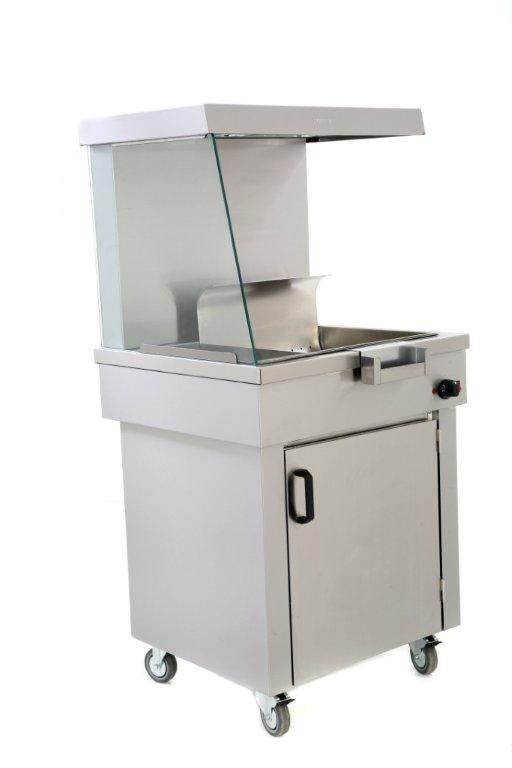 Chip Scuttle CS2/E Archway With Cupboard