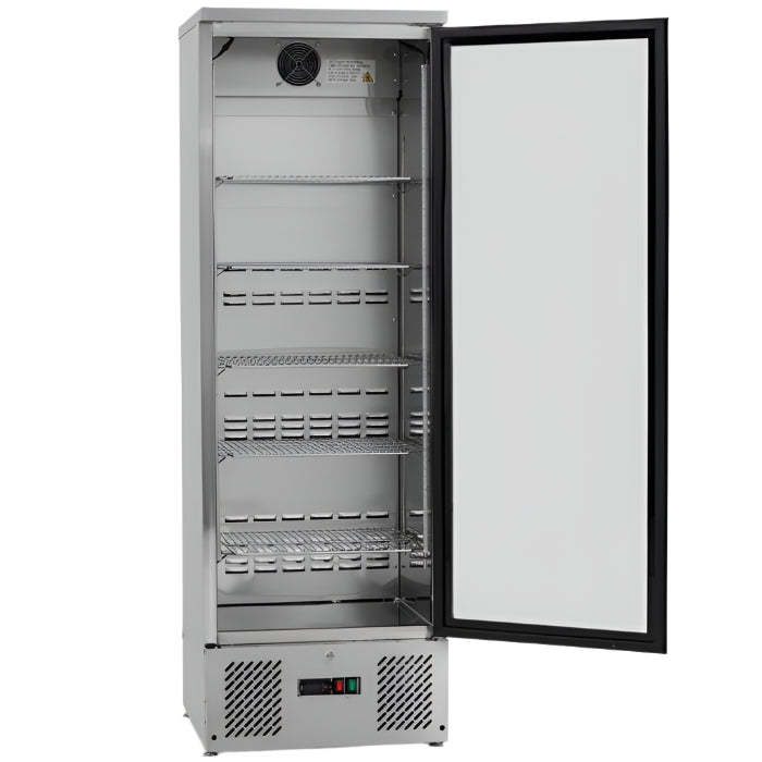 Upright Glass Door Bottle Cooler – 324 Bottles / 260 Litres