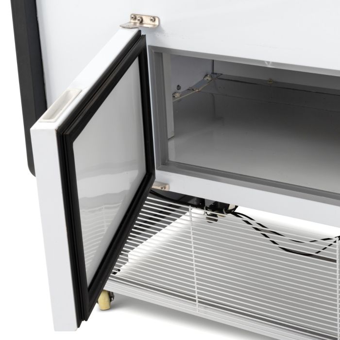 1.5m Curved Glass Serve Over Counter