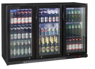3 Door Refrigerated Bottle Cooler