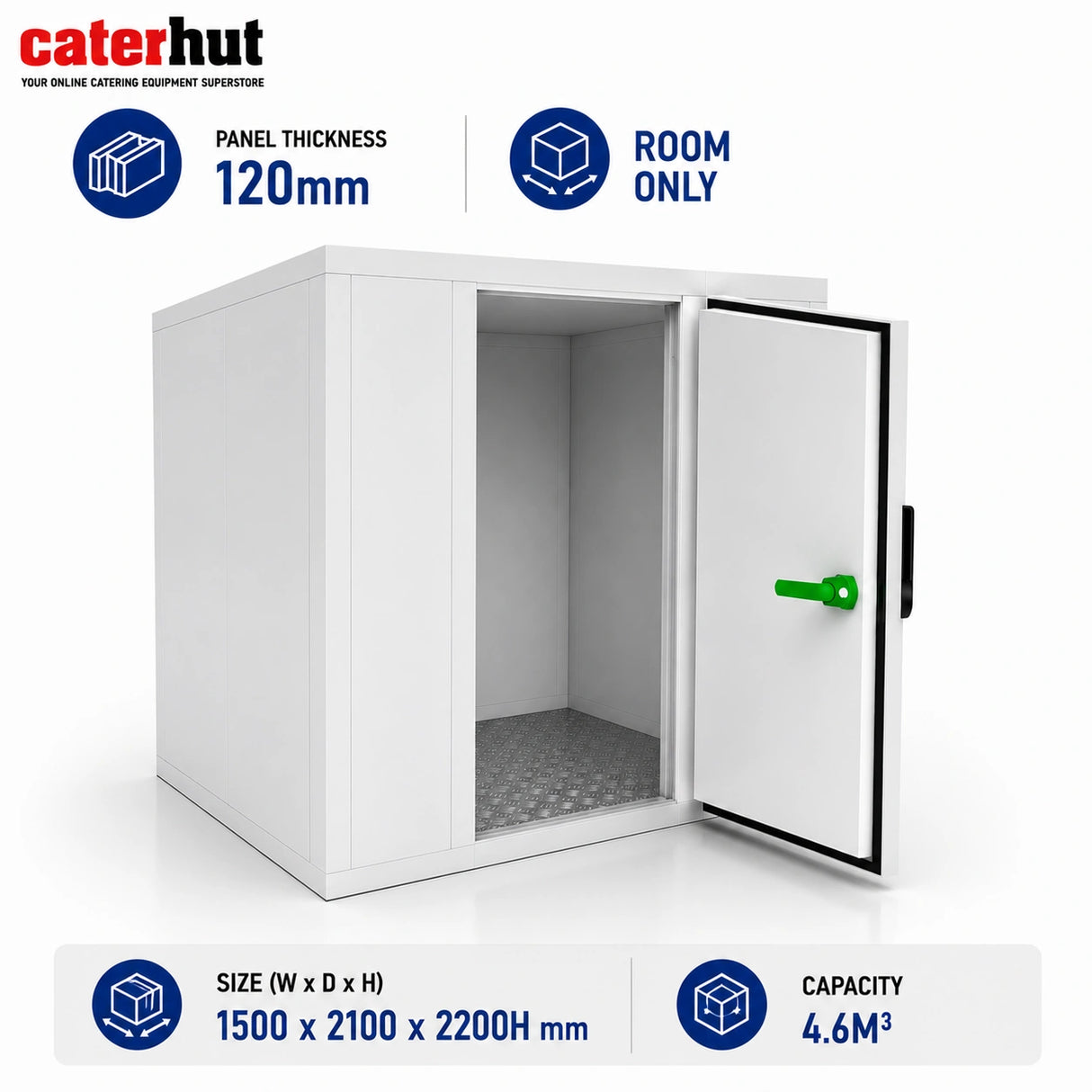Room Enclosure 1500 x 2100 x 2200 mm| 120 mm | 4.6m3