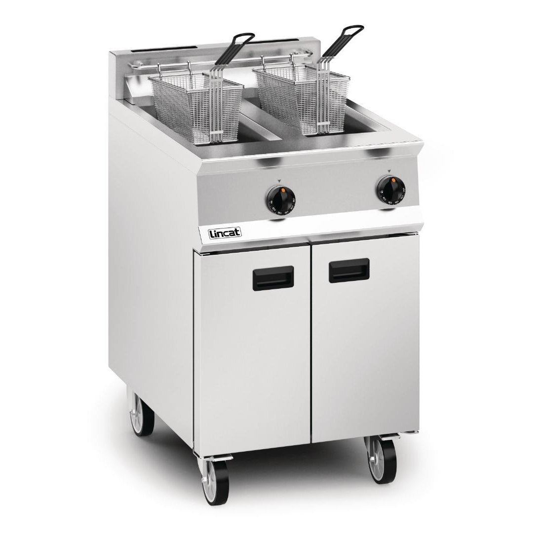 Lincat Opus 800 OG8111/N 2 x 14 Ltr Natural Gas Twin Tank Fryer