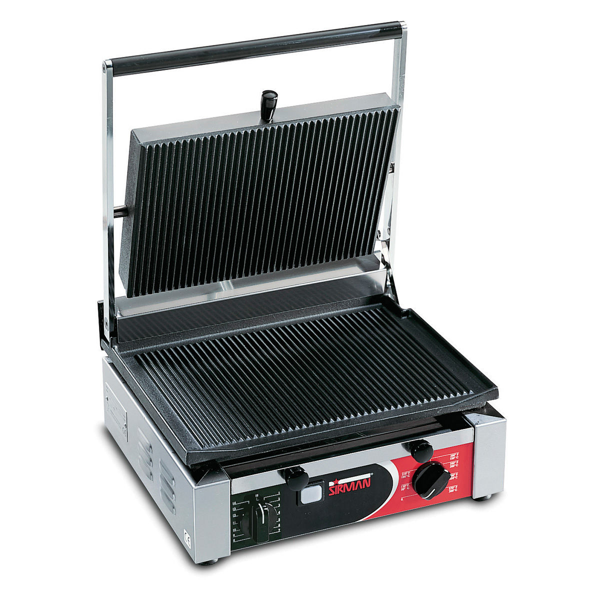 Sirman Cort Large Ribbed Single Panini Grill
