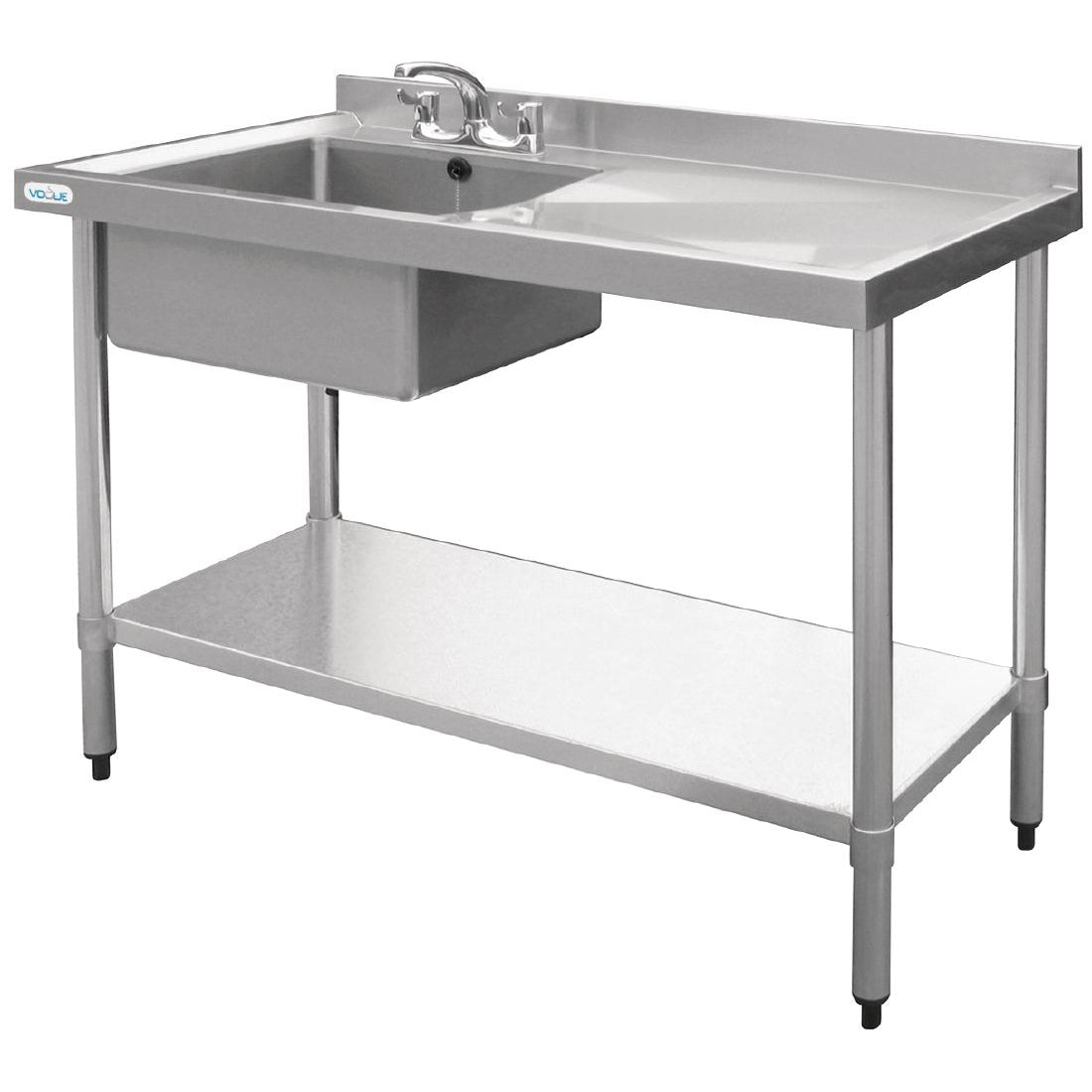 Stainless Steel Sink Left Hand Bowl 1000x600mm