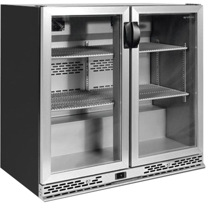 Double Door Bottle Cooler (218 Bottles)