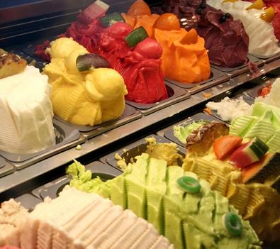 Ice Cream Counter Display