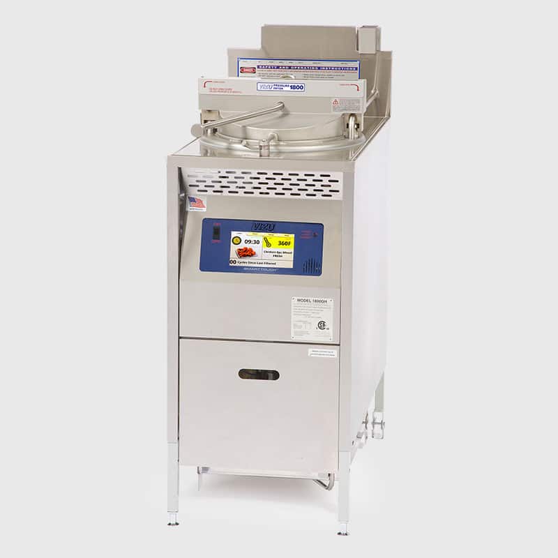 Vizu Pressure Fryer 1800 – Gas (LPG or Natural Gas)