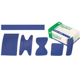 Plasters Assorted Blue 2 x 20