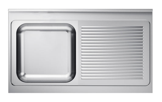 600 SINK UNIT TABLETOP 1 LEFT 1200