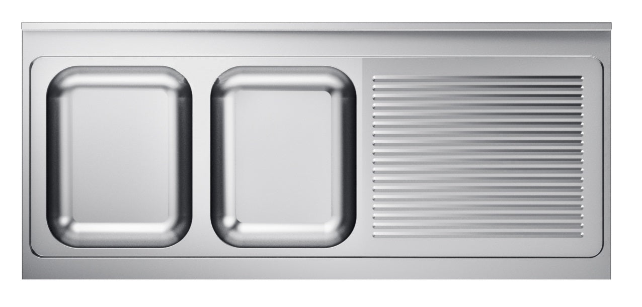 600 SINK UNIT TABLETOP 2 LEFT 2000