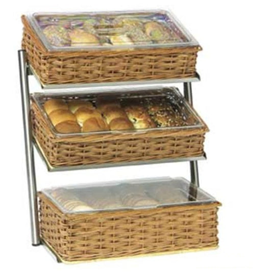 BREAD BASKETS ETAGERE 3 HIGH WIDE MODEL  INCL. BASKETS