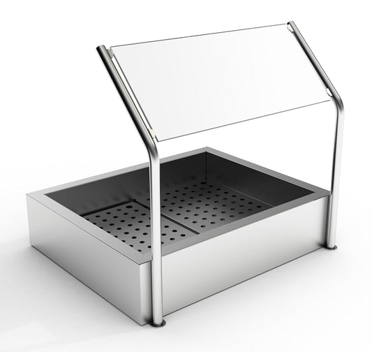 GLASS COVER 3/1 GN SELF SERVICE   FOR 7013.2710