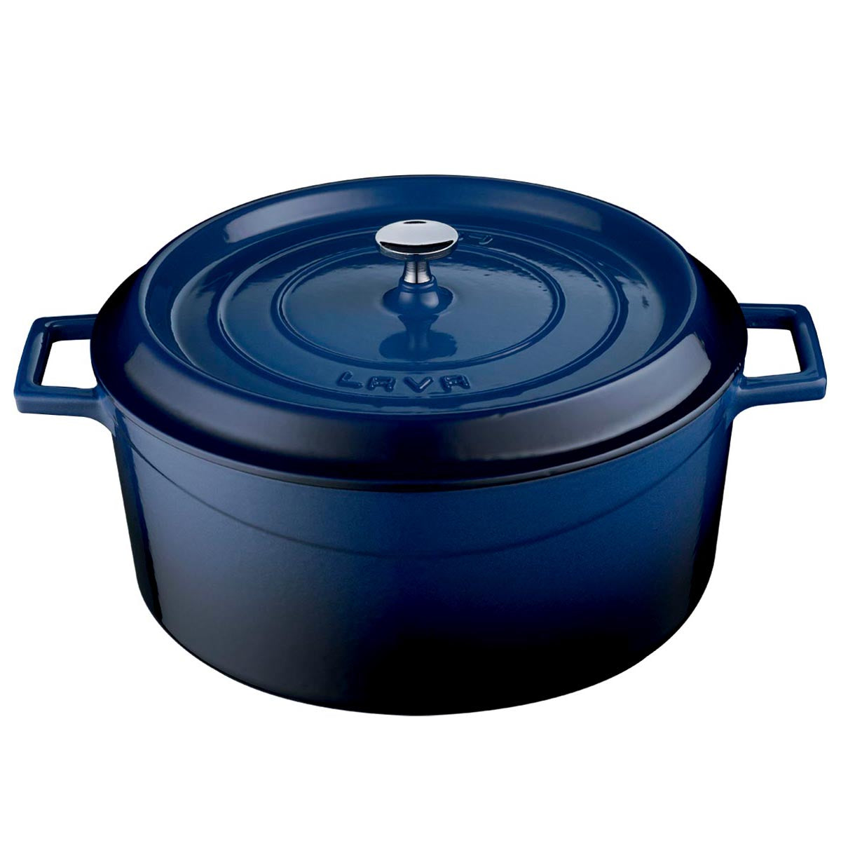 LAVA CAST IRON CASSEROLE Ø28 BLUE