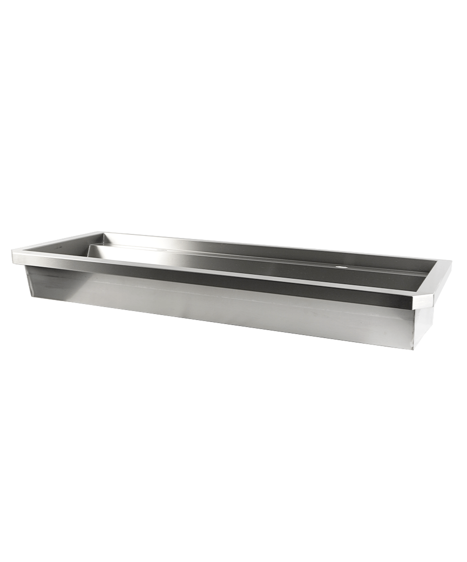 SS WASH BASIN 2 TAPS 1200MM
