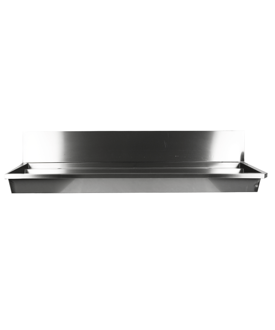 SS WASH BASIN 3 TAPS 1800MM