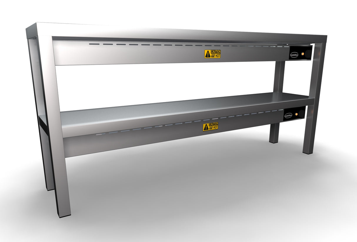 OVERSHELF CERAMIC HEATED 2 LEVELS 1400  8 HEATERS OF 250W