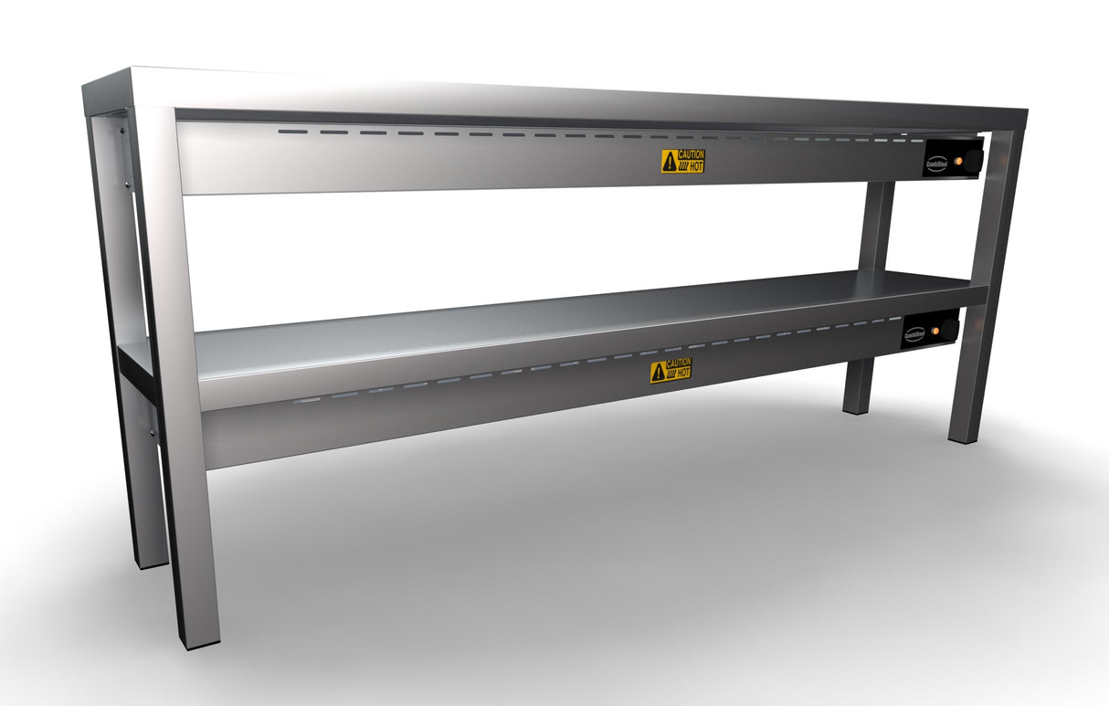 OVERSHELF CERAMIC HEATED 2 LEVELS 1600  8 HEATERS OF 250W